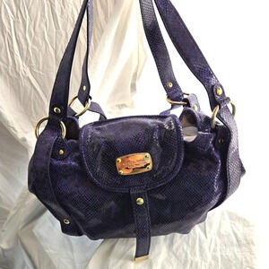 Purple Michael Kors Satchel EUC